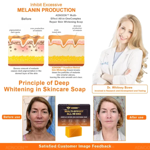 ADNNON® Multi-Effect All-in-One Complex Repair Skin Whitening Soap