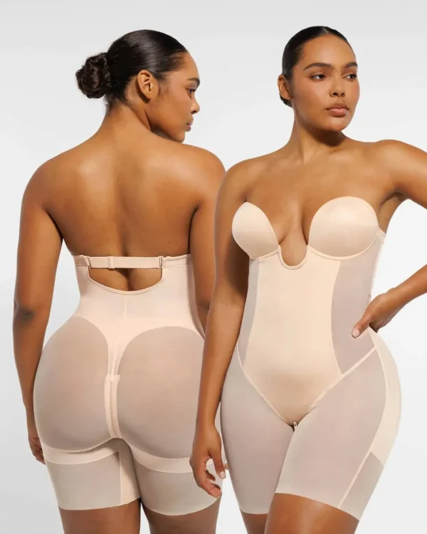 AirSlim® Deep Plunge Butt-Lifting Bodysuit