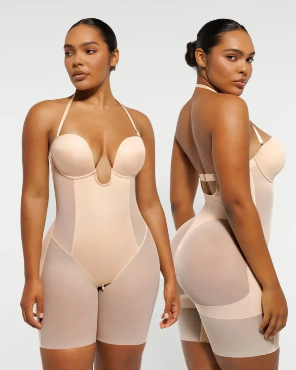 AirSlim® Deep Plunge Butt-Lifting Bodysuit