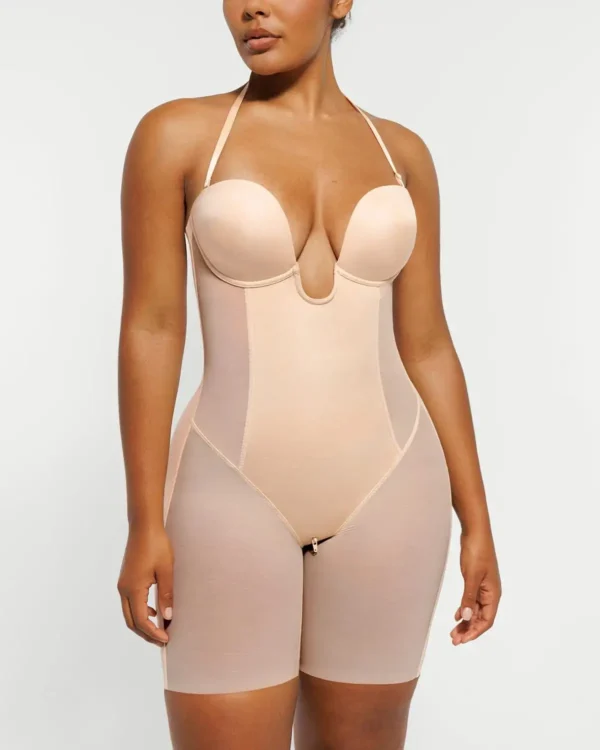 AirSlim® Deep Plunge Butt-Lifting Bodysuit