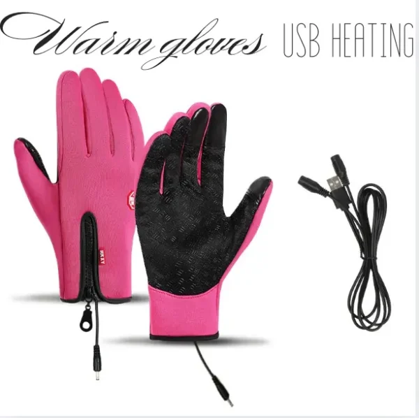 Dazzlesport™ Outdoor Heated Gloves Windproof and Waterproof with Plus Velvet