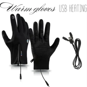 Dazzlesport™ Outdoor Heated Gloves Windproof and Waterproof with Plus Velvet