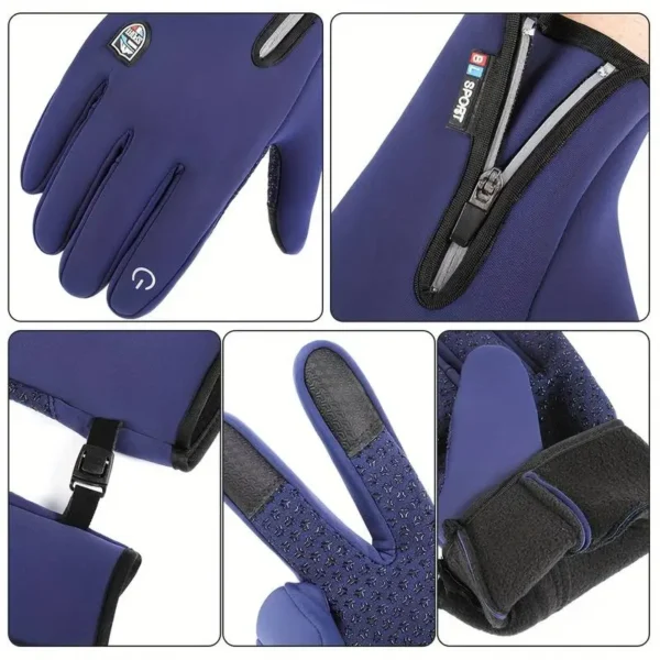 Dazzlesport™ Outdoor Heated Gloves Windproof and Waterproof with Plus Velvet