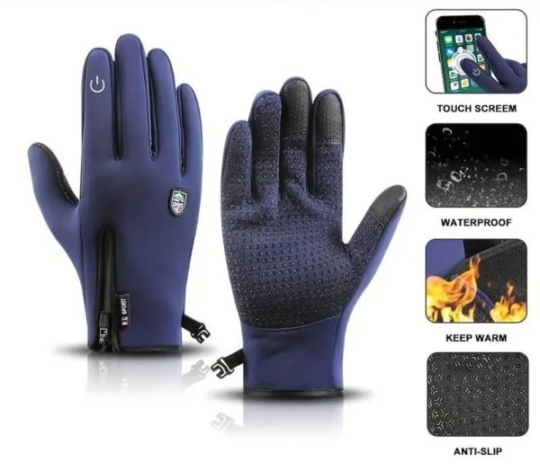 Dazzlesport™ Outdoor Heated Gloves Windproof and Waterproof with Plus Velvet