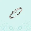 MagTherapy™ 18k Silver Heart Menopause Ring