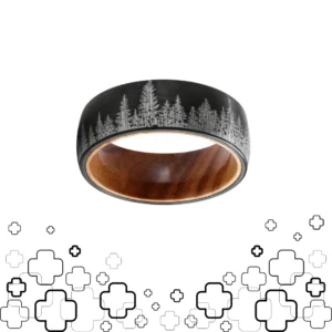 MagTherapy™ Mens 18k Festive Slimming Ring