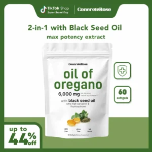 Oregano Oil with Black Seed Oil - 60 Softgels