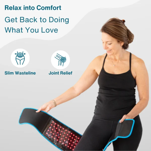 ThermaLight360™ - Pain Relief & Slimming Belt + Red Light Mastery Guide