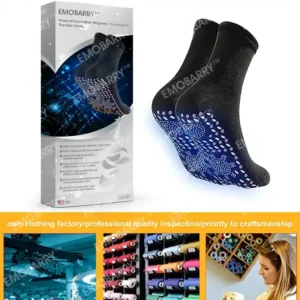 EMOBARRY® VitaluxeTourmaline Magnetic Compression Therapy Socks