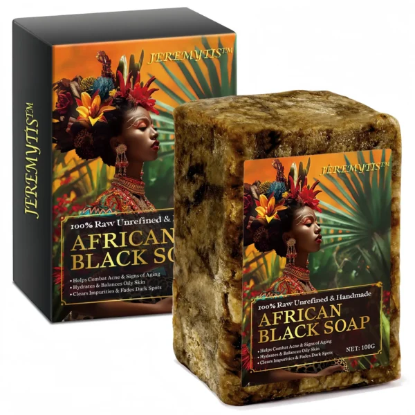 Jeremytis™ Natural Black Soap