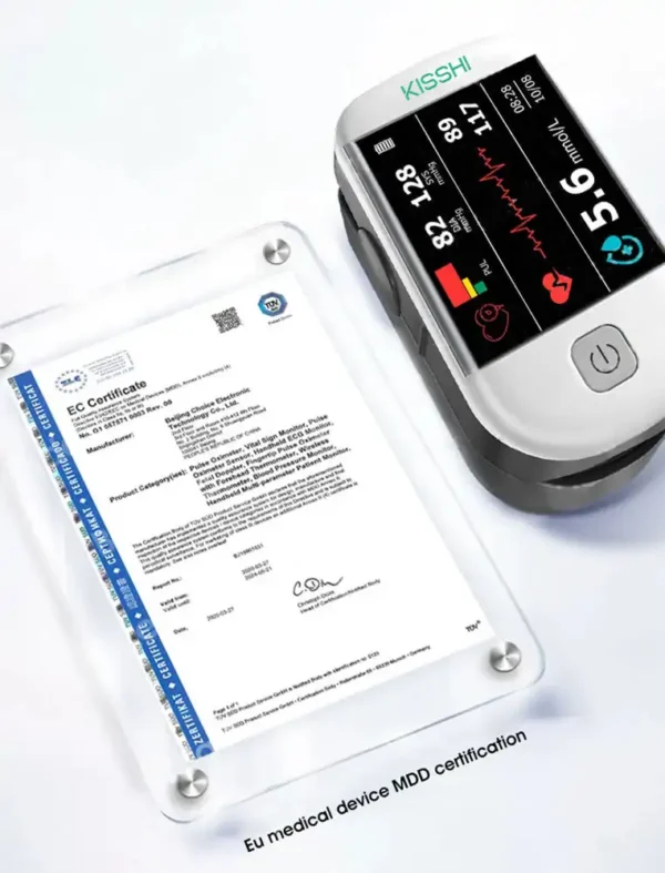 KISSHI™ Premium Next- Generation 3-in-1 Non- Invasive Laser Glucose Meter