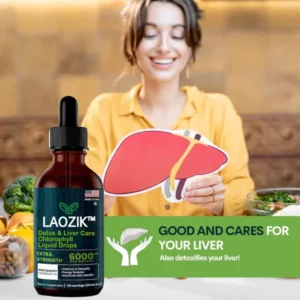 LAOZIK™ Natural Chlorophyll Drops - Powerful Detoxification & Complete Liver Care