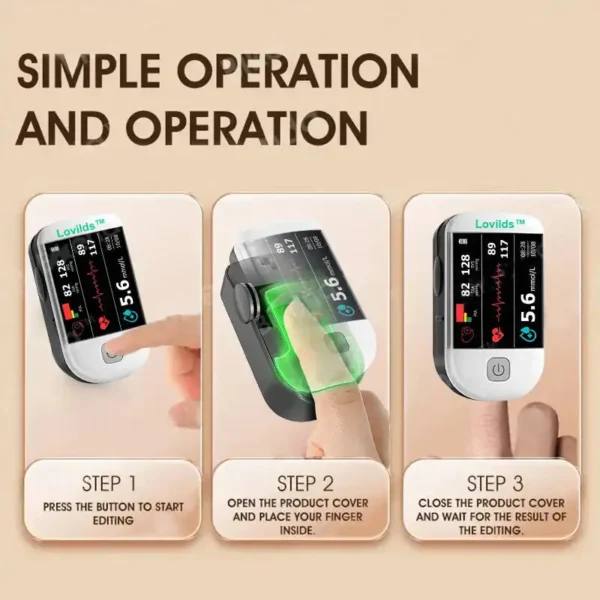 LOVILDS™ Next-Generation Intelligent Multifunctional Non-Invasive Laser Blood Glucose Meter