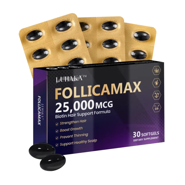 Luhaka™ FollicaMax 25,000 MCG Hair Growth Support