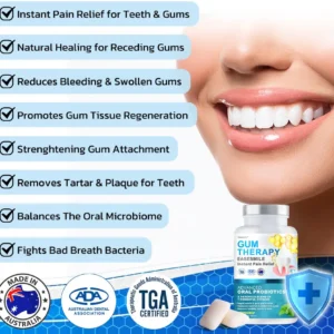 Furzero™ EaseSmile Gums Therapy & Pain Relief Probiotics Bee Venom Chicles