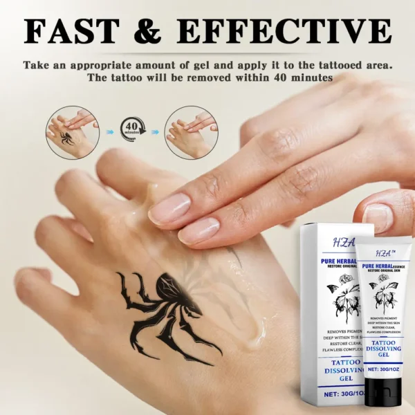 HZA™ Tattoo Dissolving Gel