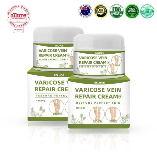 Varicose™ Vein Repair Cream (Point AAD Recommended) for Varicose Vein Removal, Spider Veins